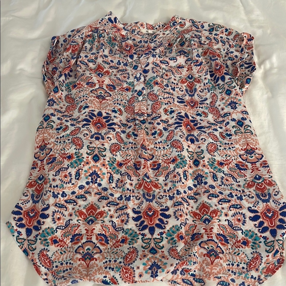 Pleione blouse. M. Short sleeve